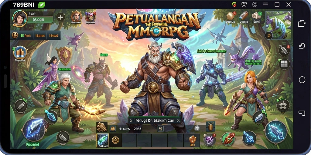 Tampilan gameplay seru dari 789BNI yang menampilkan pertempuran antar pemain.