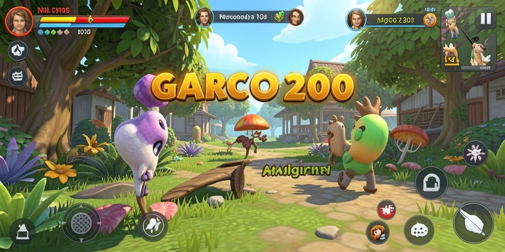 Tangkapan layar menunjukkan gameplay menyenangkan GARCO200.