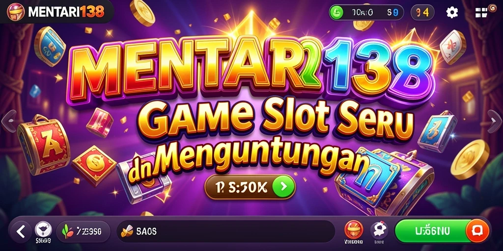 Tangkapan layar gameplay MENTARI138 dengan elemen slot yang menarik.