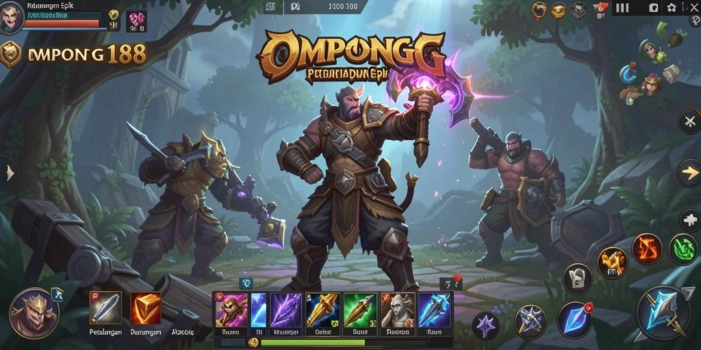 Tampilan gameplay OMPONG188 yang menegangkan dan penuh aksi.
