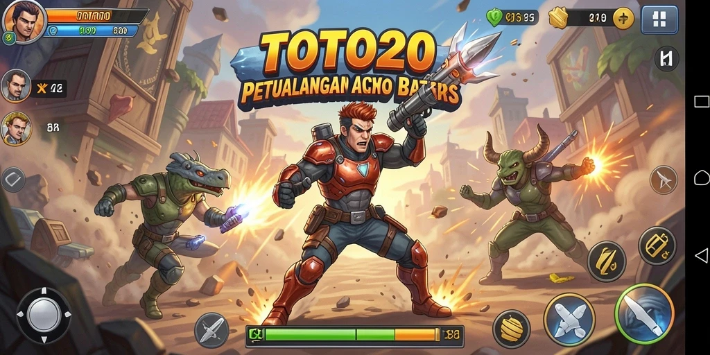 Tampilan aksi seru dalam permainan TOTO20 yang penuh tantangan.