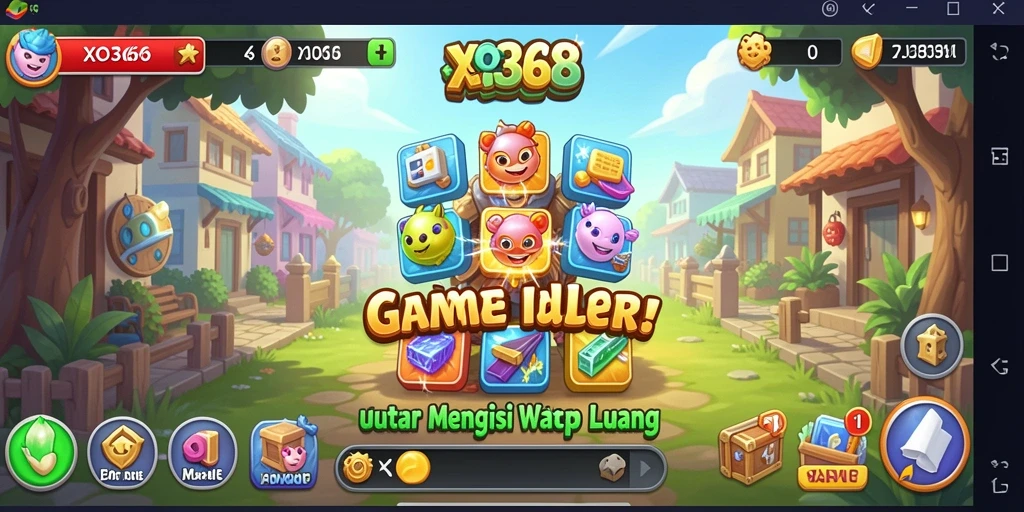 Gameplay XO368 menampilkan manajemen sumber daya yang mengasyikkan.